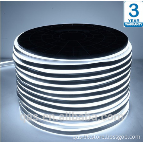 6000k white AC110 220V 2835 single sided 120leds decorative Led neon flex rope light